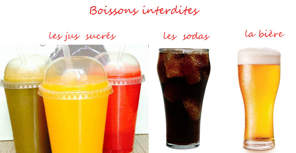 Boissons interdites - goutte